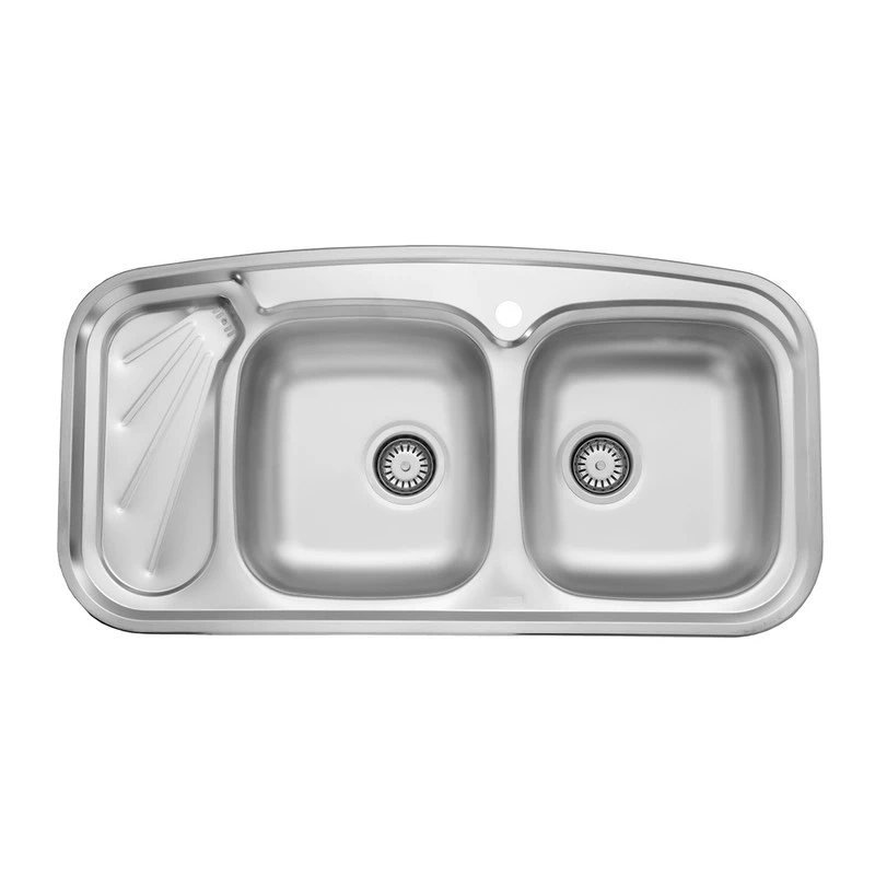 سینک استیل البرز مدل 200 توکار-چپ لگن سینک استیل البرز مدل 200 توکار-چپ لگن