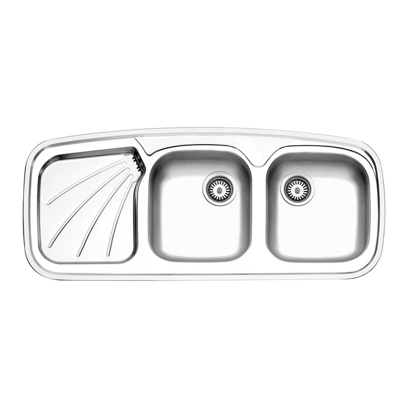 سینک استیل البرز کد 270 توکار-چپ لگن سینک استیل البرز کد 270 توکار-چپ لگن