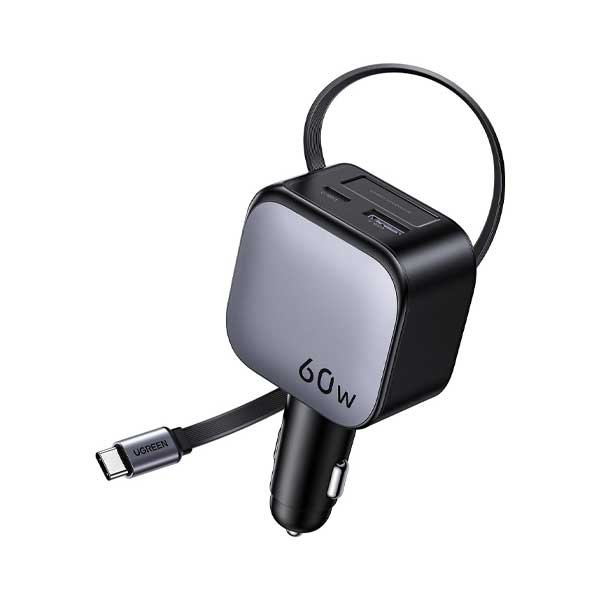 شارژر فندکی 60 وات یوگرین مدل 55212B به همراه کابل USB-C شارژر فندکی 60 وات یوگرین مدل 55212B به همراه کابل USB-C