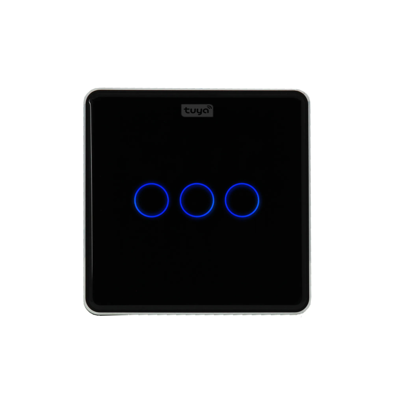 کلید هوشمند تویا مدل کلید سه پل Zigbee طرح curve کد 2211043 کلید هوشمند تویا مدل کلید سه پل Zigbee طرح curve کد 2211043