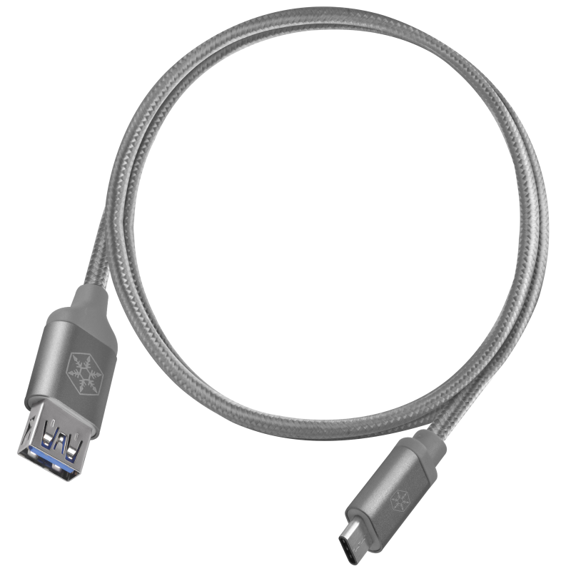 کابل تبدیل USB-C سیلوراستون مدل CPU05 طول 0.5 متر کابل تبدیل USB-C سیلوراستون مدل CPU05 طول 0.5 متر