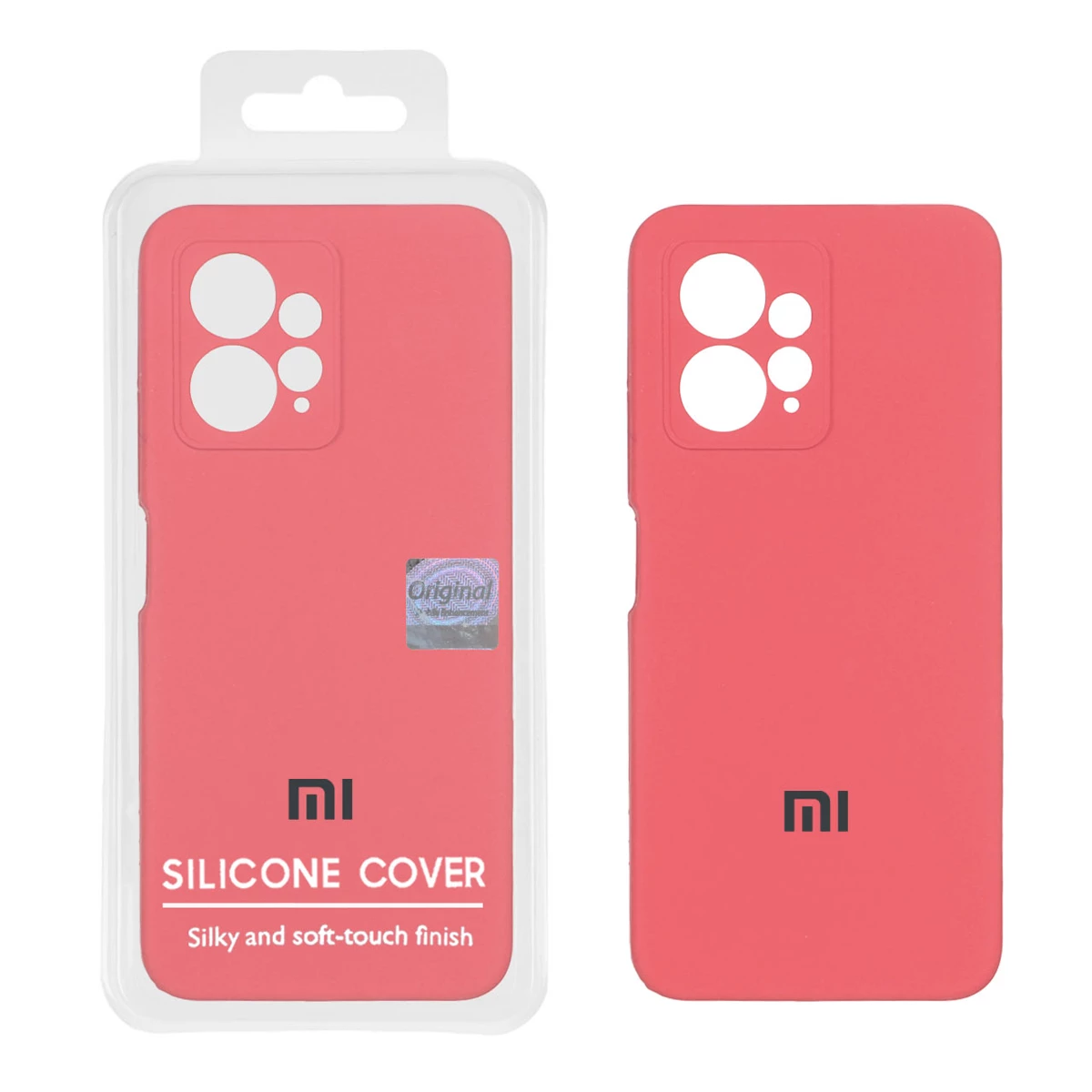 کاور گوشی شیائومی Redmi Note 12 4G مدل سیلیکونی پاک کنی-مشکی