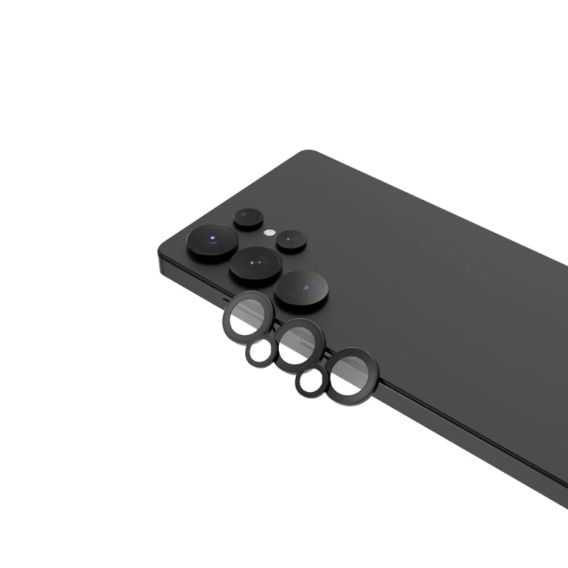 محافظ لنز دوربین گوشی سامسونگ Galaxy S25 Ultra لولو مدل Quint -تیتانیوم محافظ لنز دوربین گوشی سامسونگ Galaxy S25 Ultra لولو مدل Quint -تیتانیوم