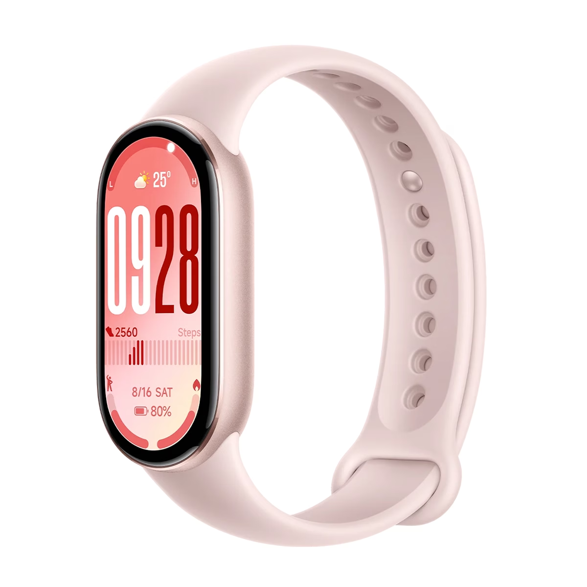 مچ بند هوشمند شیائومی مدل Mi Band 10-بدنه صورتی بند صورتی