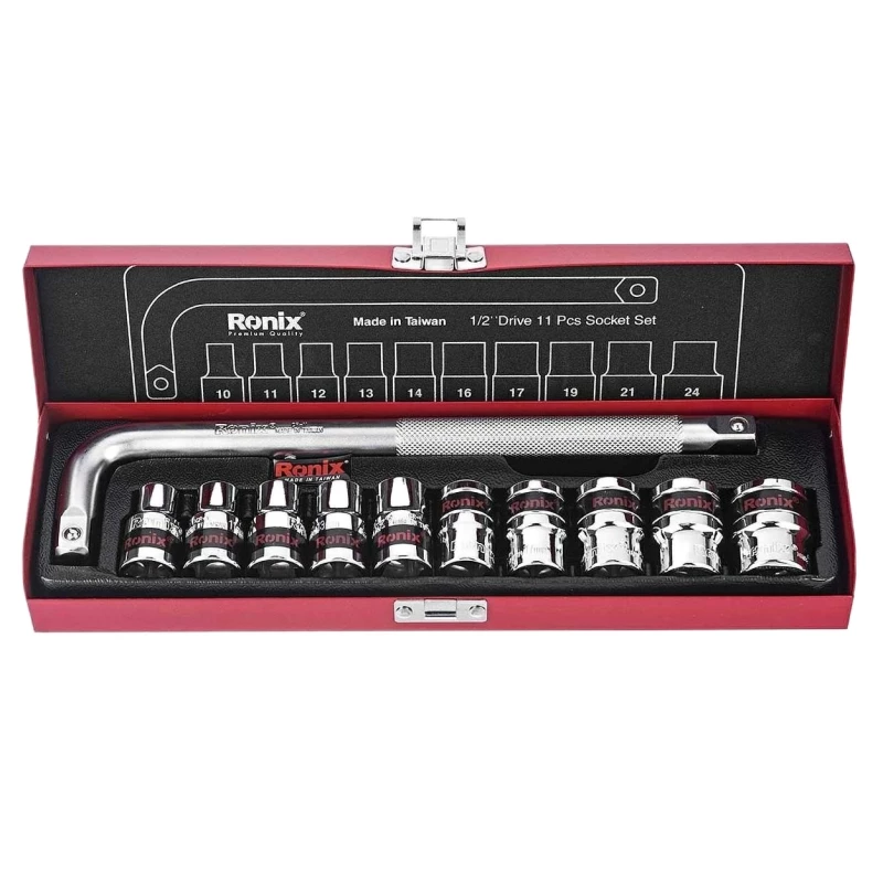 مجموعه 11 عددی آچار و سری بکس رونیکس مدل RX-2610-چند رنگ مجموعه 11 عددی آچار و سری بکس رونیکس مدل RX-2610-چند رنگ