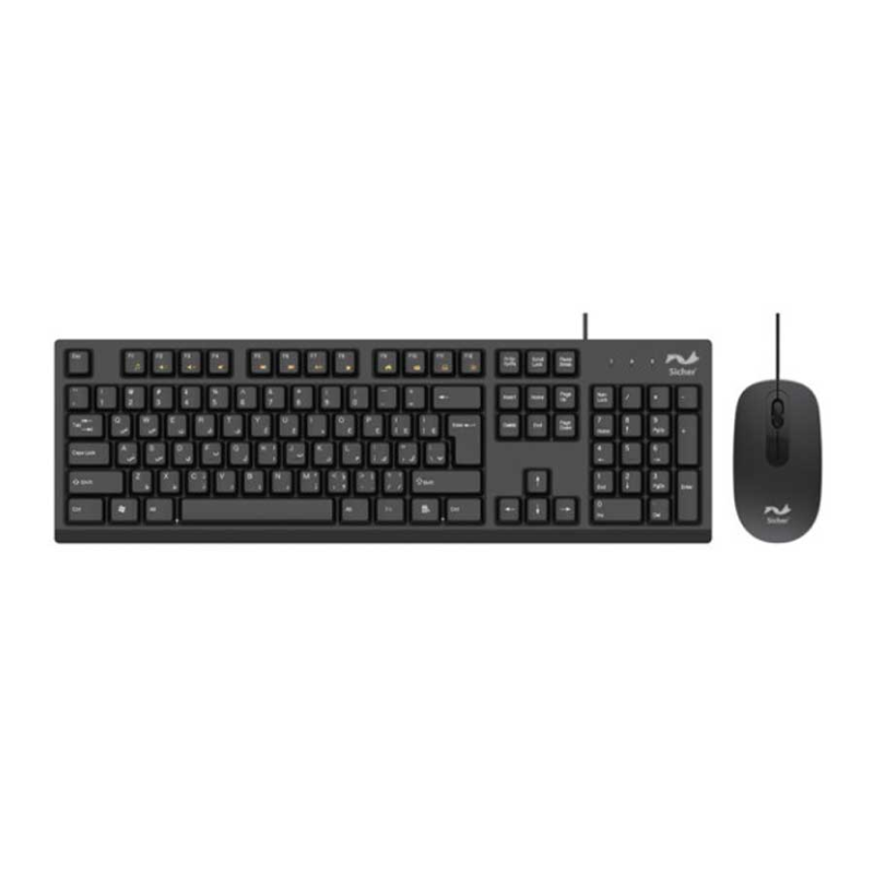 کیبورد و ماوس زیچر مدل KB140 کیبورد و ماوس زیچر مدل KB140