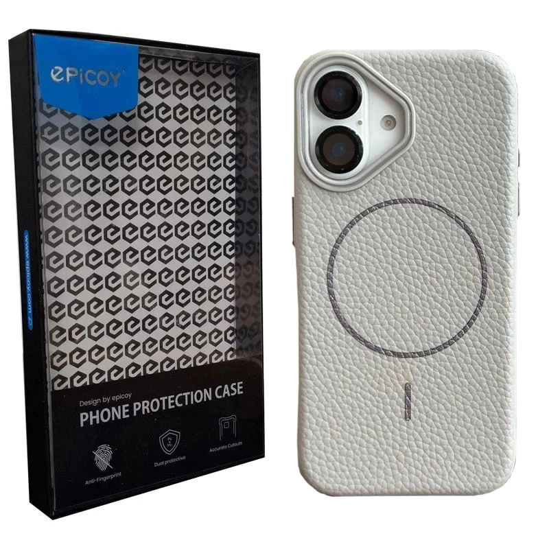 کاور گوشی اپل iPhone 16 اپیکوی مدل Leather Magnetic -قهوه ای کاور گوشی اپل iPhone 16 اپیکوی مدل Leather Magnetic -قهوه ای