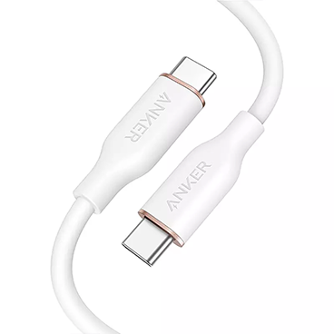 کابل تایپ سی انکر مدل Powerline A8552 طول ۹۰ سانتی‌متر-سفید