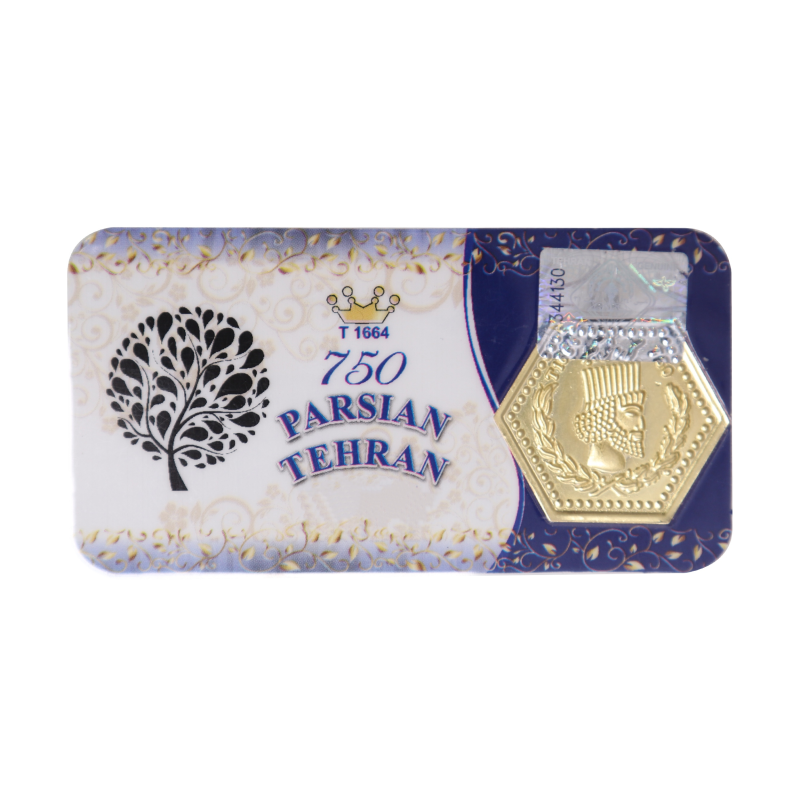 سکه پارسیان 50 سوت 18 عیار پارسیان کد 1664-50 سکه پارسیان 50 سوت 18 عیار پارسیان کد 1664-50