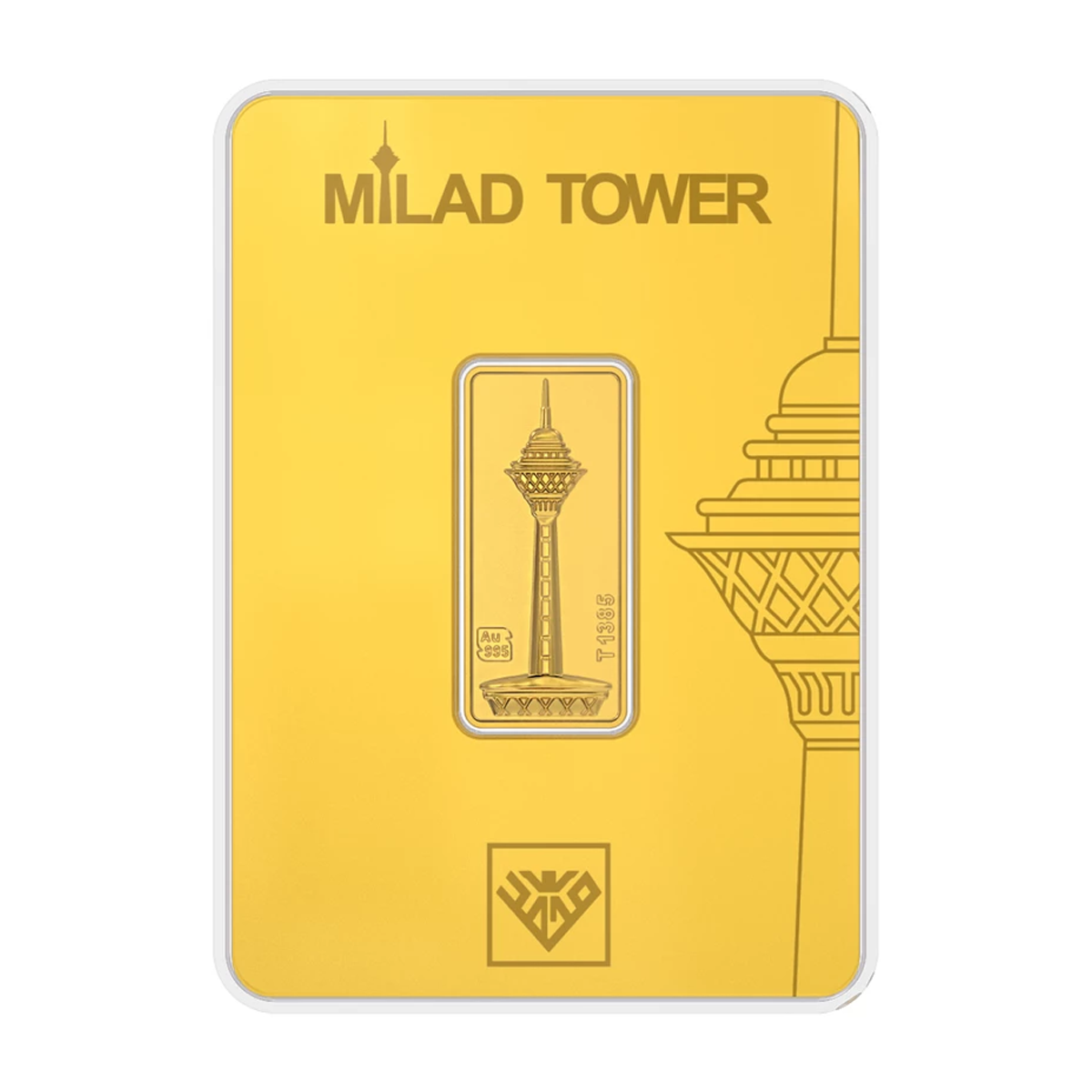 شمش طلا 5 گرم 24 عیار طلای محمد مدل برج میلاد G5-5.00 شمش طلا 5 گرم 24 عیار طلای محمد مدل برج میلاد G5-5.00