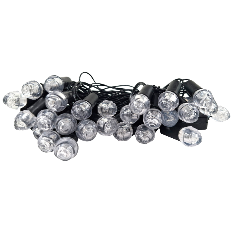 ریسه ال ای دی مدل گل شیشه ای کد 28Lamp طول 4.5 متر ریسه ال ای دی مدل گل شیشه ای کد 28Lamp طول 4.5 متر