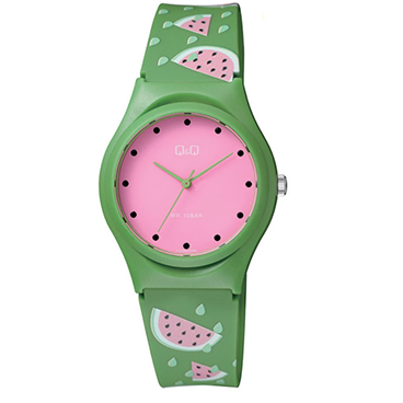 ساعت عقربه ای کیو اند کیو مدل vq86j066y-سبز