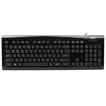 کیبورد با سیم تسکو مدل TK 8032-مشکی کیبورد با سیم تسکو مدل TK 8032-مشکی