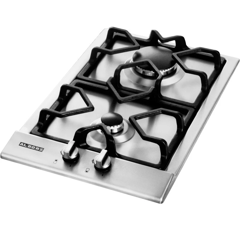 اجاق گاز صفحه‌ای دو شعله استیل البرز مدل S-2301-استیل