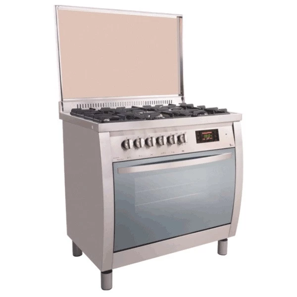 اجاق گاز 5 شعله اخوان مدل M13-EDTR-استیل