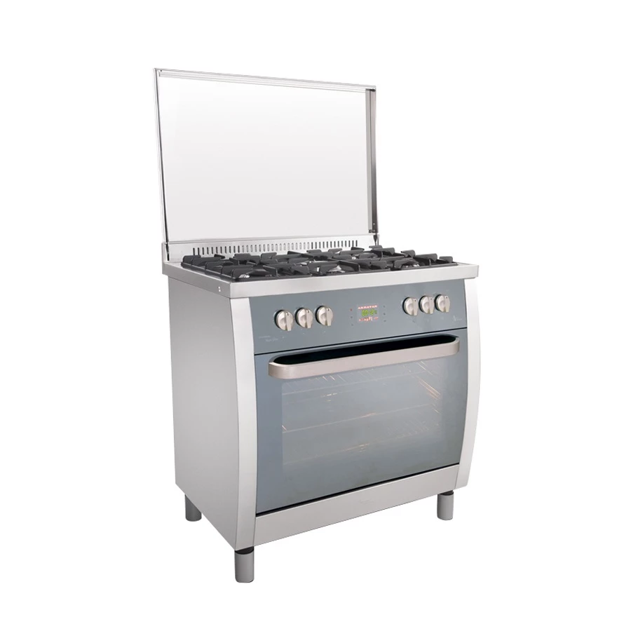 اجاق گاز 5 شعله اخوان مدل M15-EDTR-استیل