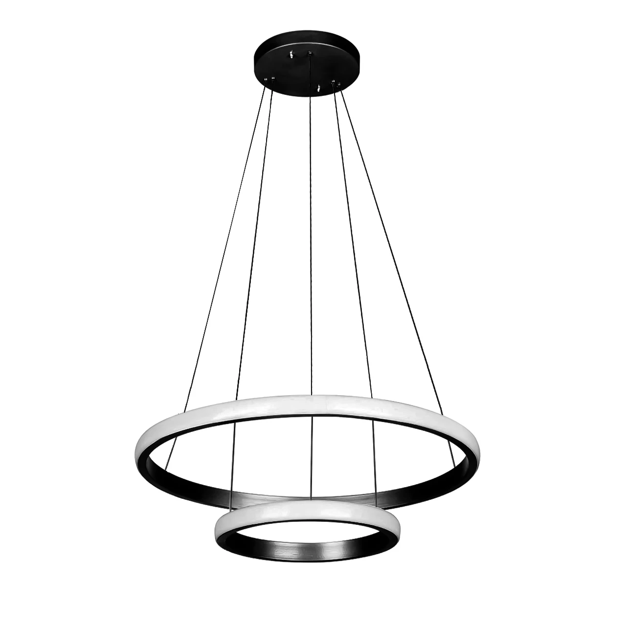 لوستر مدرن سقفی اتاق چشمه نور مدل L6375 مهتابی-طوسی