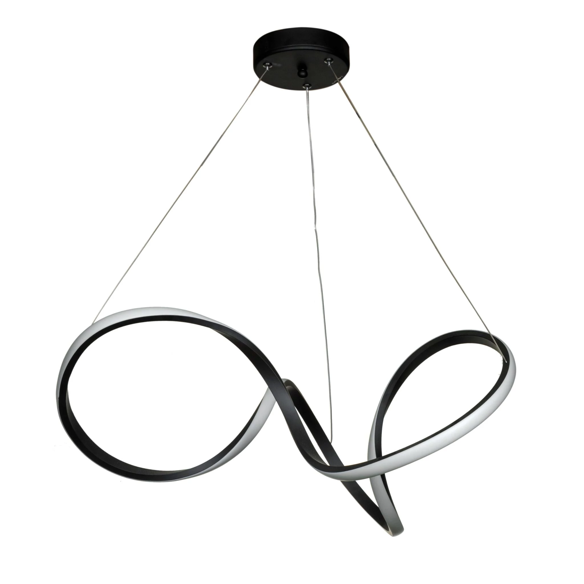 لوستر مدرن سقفی اتاق چشمه نور مدل A6379/3H ریموت دار-سفید