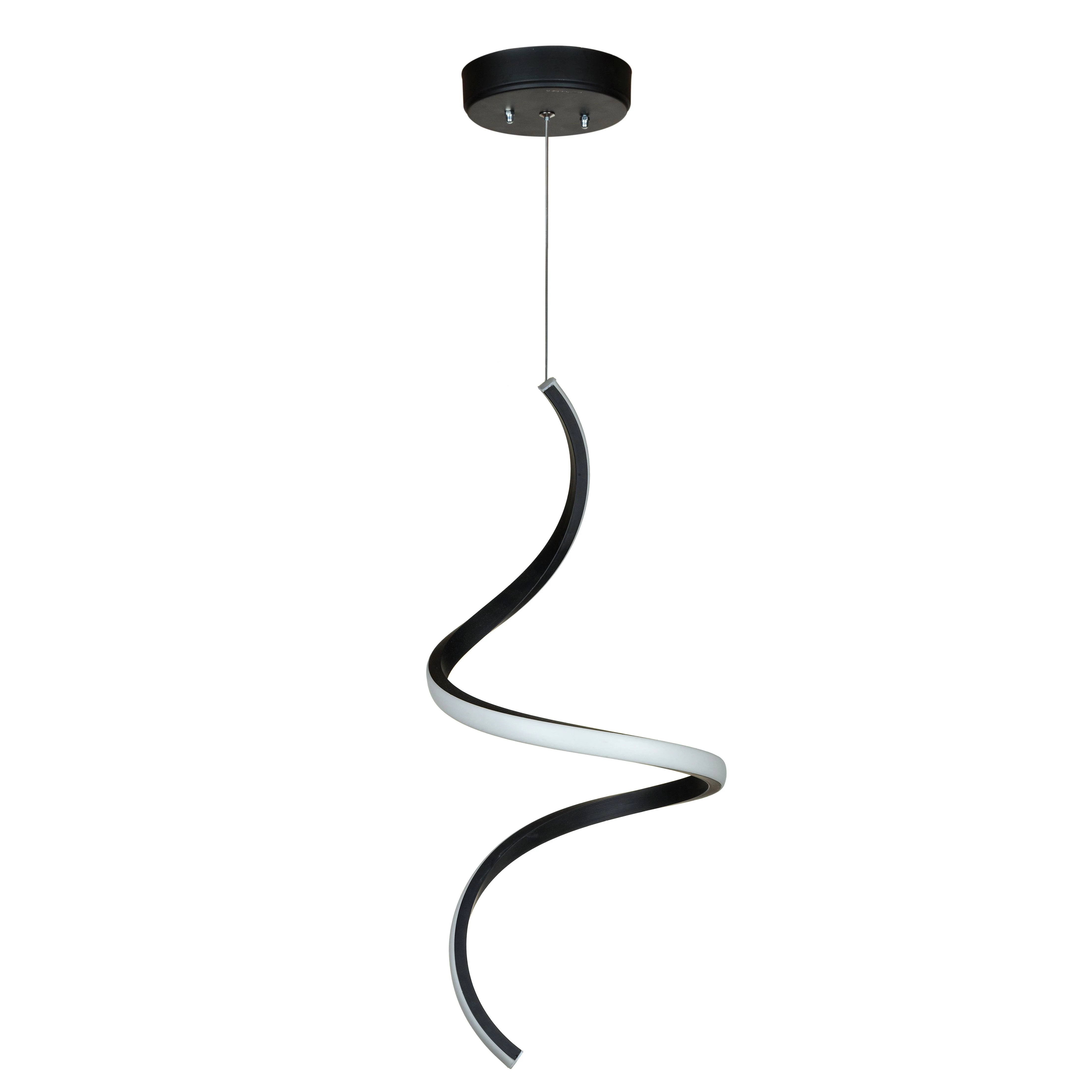 لوستر مدرن سقفی اتاق چشمه نور مدل A6328/1H ریموت دار-سفید