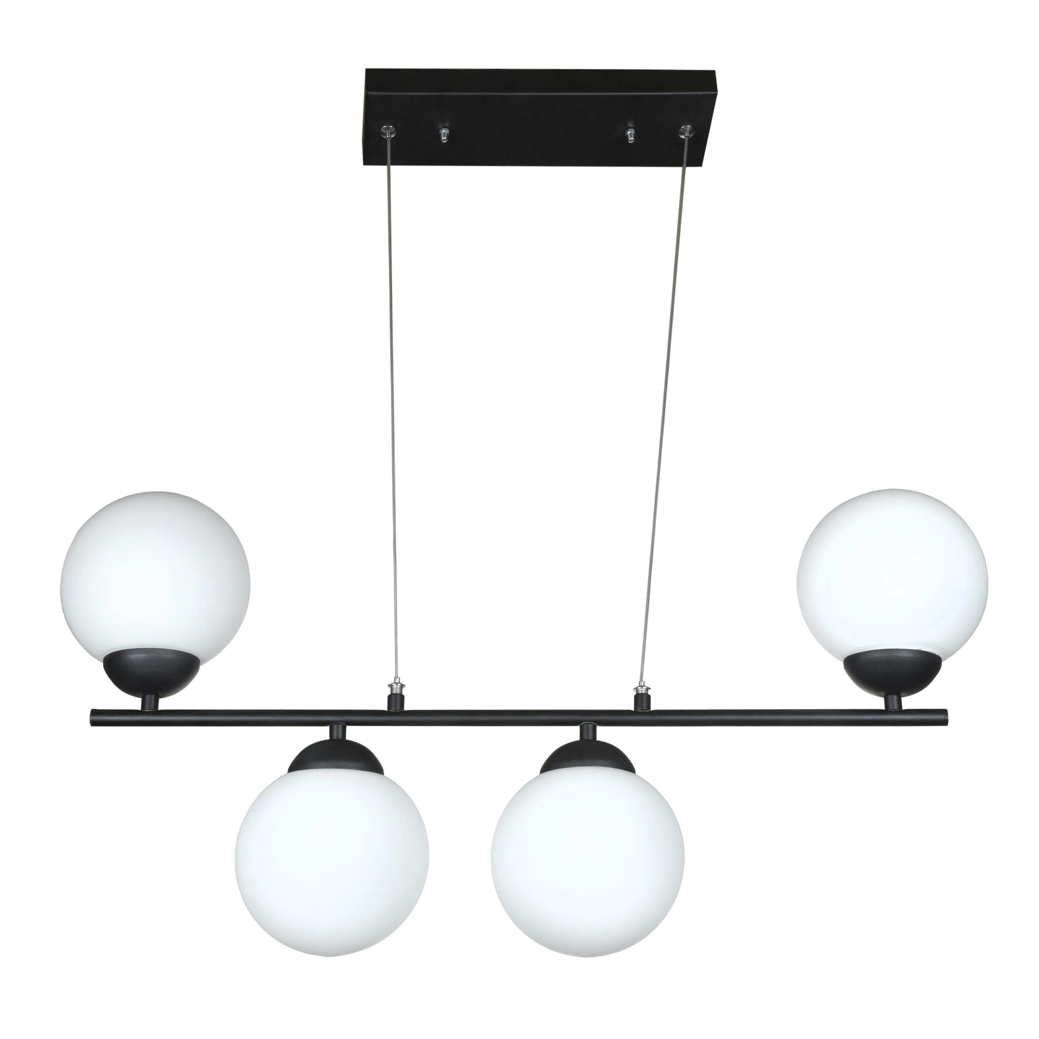 لوستر مدرن سقفی اتاق چشمه نور مدل A1230/4-طوسی