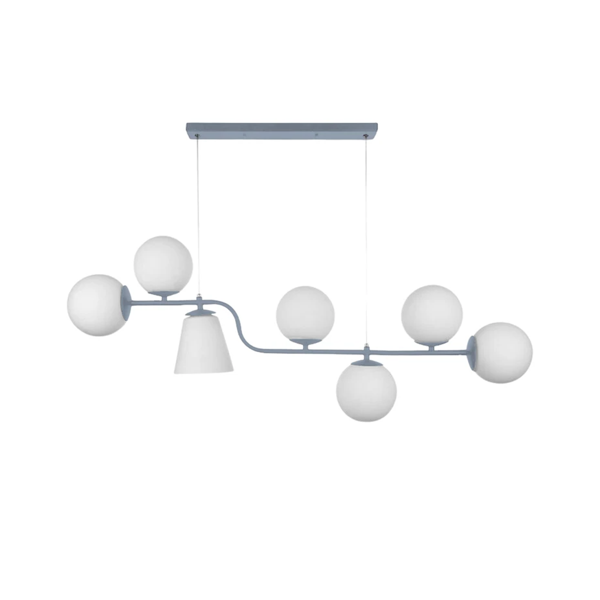 لوستر مدرن سقفی اتاق چشمه نور مدل A1247/7-طوسی لوستر مدرن سقفی اتاق چشمه نور مدل A1247/7-طوسی