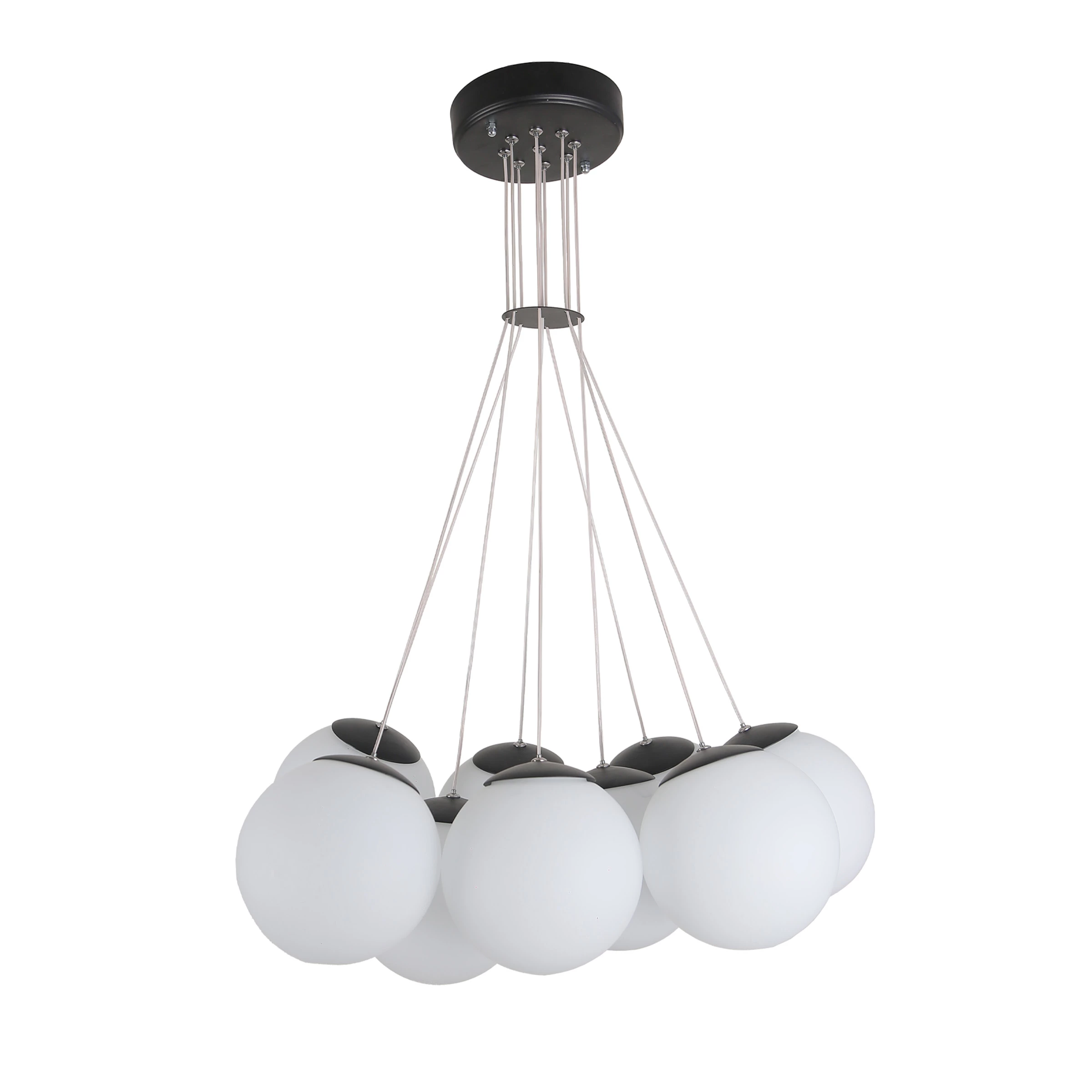 لوستر مدرن سقفی اتاق چشمه نور مدل A1224/9-طوسی