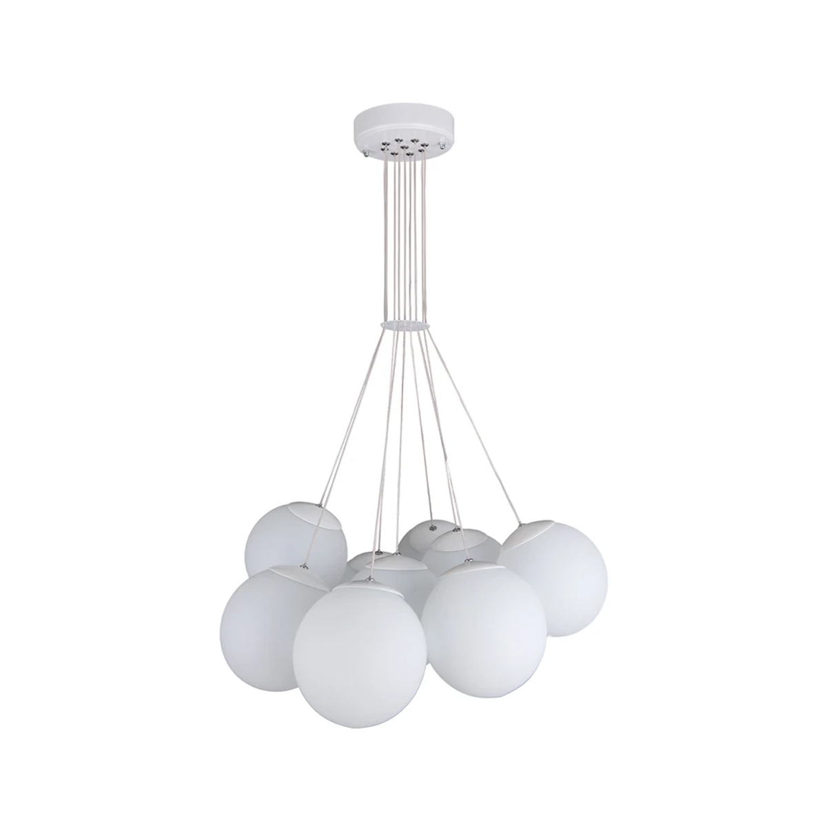 لوستر مدرن سقفی اتاق چشمه نور مدل A1224/9-سفید