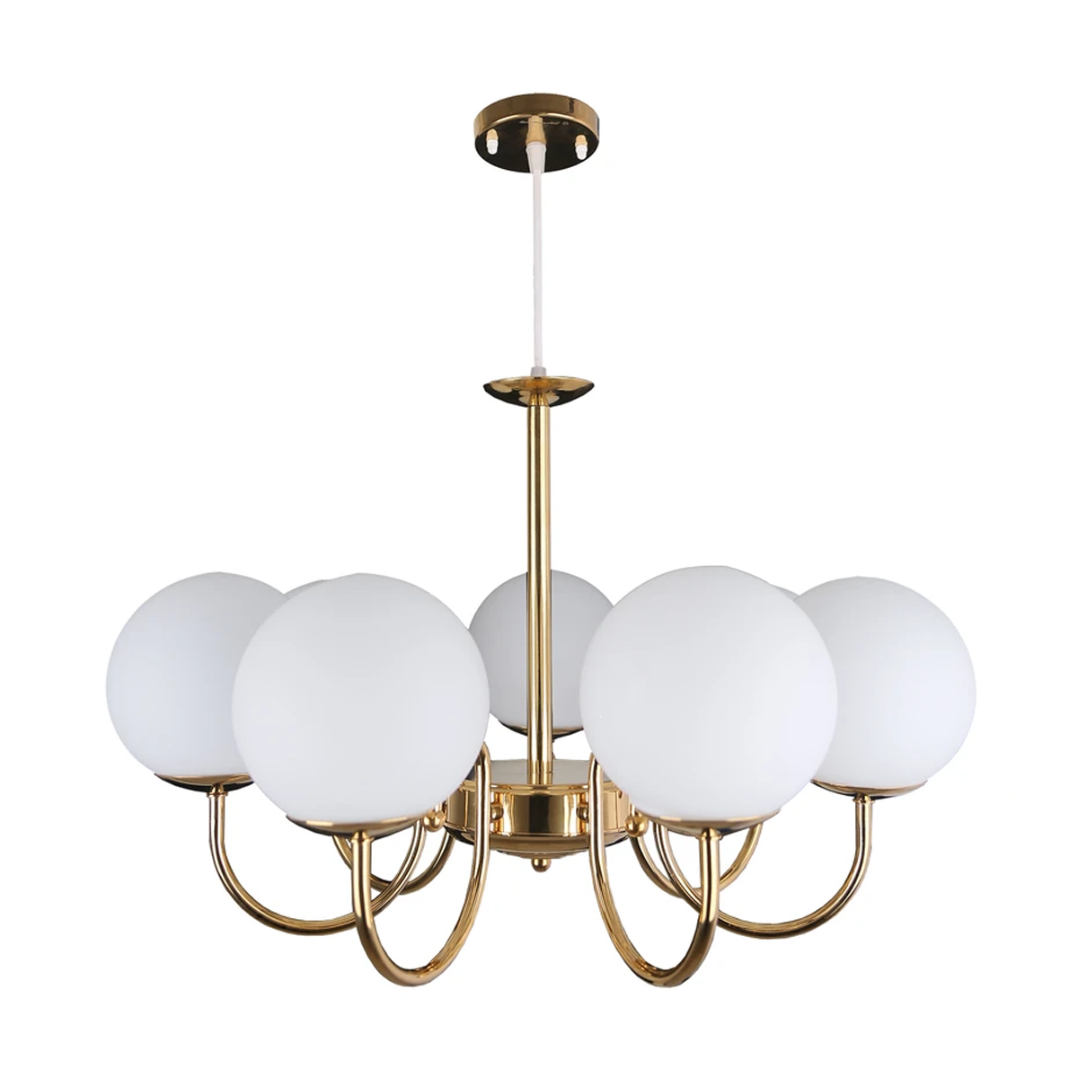 لوستر مدرن سقفی اتاق چشمه نور مدل A1219/7-طلایی لوستر مدرن سقفی اتاق چشمه نور مدل A1219/7-طلایی