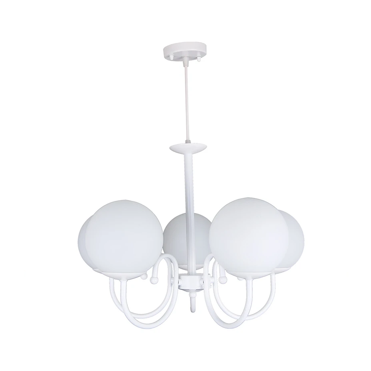 لوستر مدرن سقفی اتاق چشمه نور مدل A1219/5-سفید