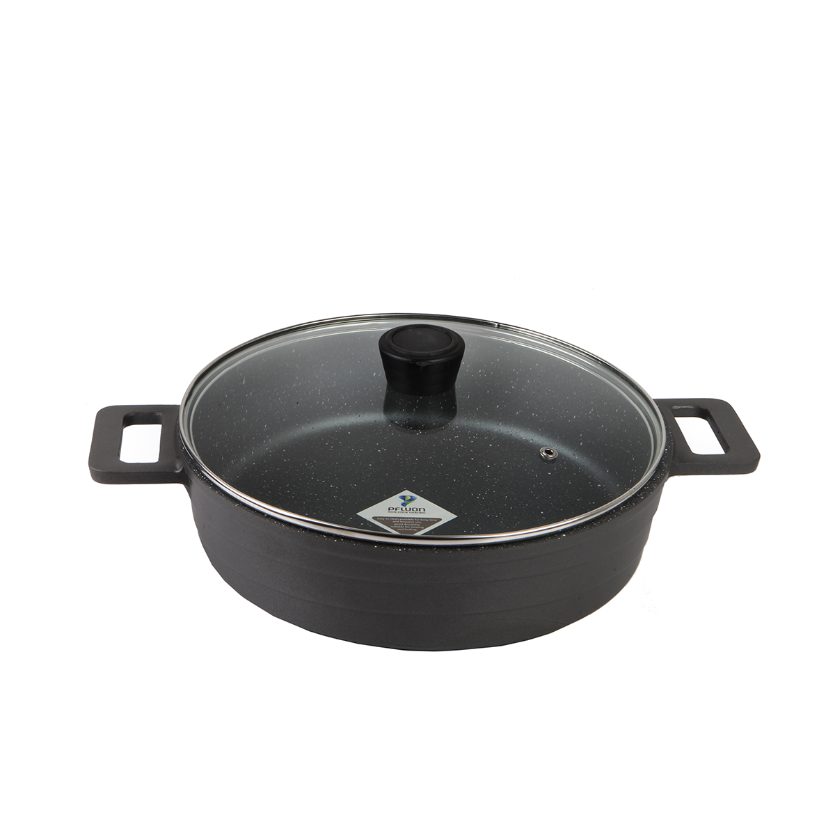 تابه دو دسته تکنو مدل اورس سایز 28-طوسی تابه دو دسته تکنو مدل اورس سایز 28-طوسی