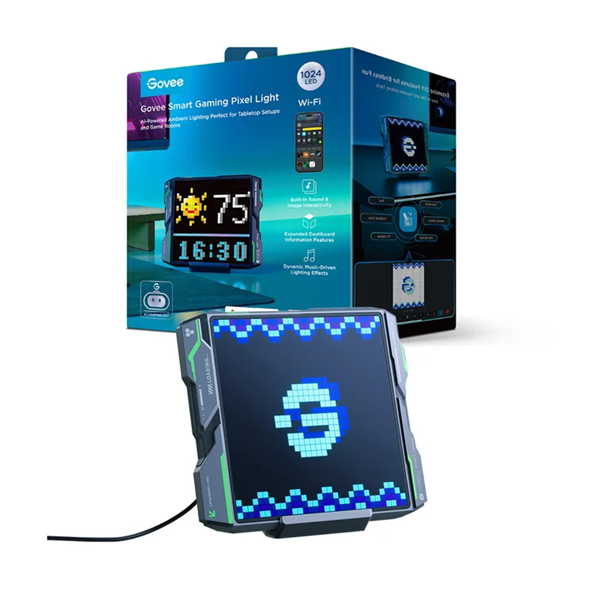 چراغ پیکسلی هوشمند گووی مدل Gaming Pixel Light H8630 چراغ پیکسلی هوشمند گووی مدل Gaming Pixel Light H8630