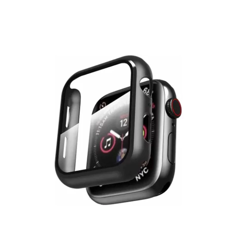 کاور اپل واچ سری 1 سایز 38 میلی متری مدل Tempered Glass Case-بی رنگ کاور اپل واچ سری 1 سایز 38 میلی متری مدل Tempered Glass Case-بی رنگ