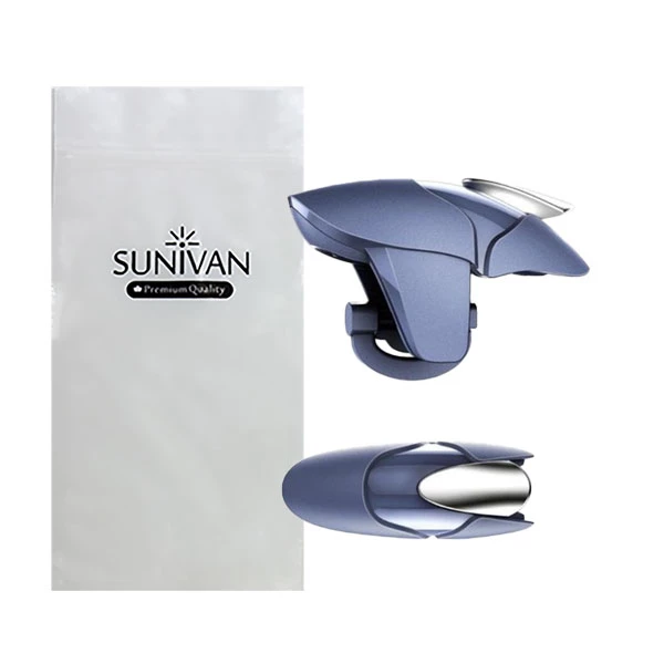 دسته بازی پابجی سانیوان مدل Shark-سرمه ای دسته بازی پابجی سانیوان مدل Shark-سرمه ای