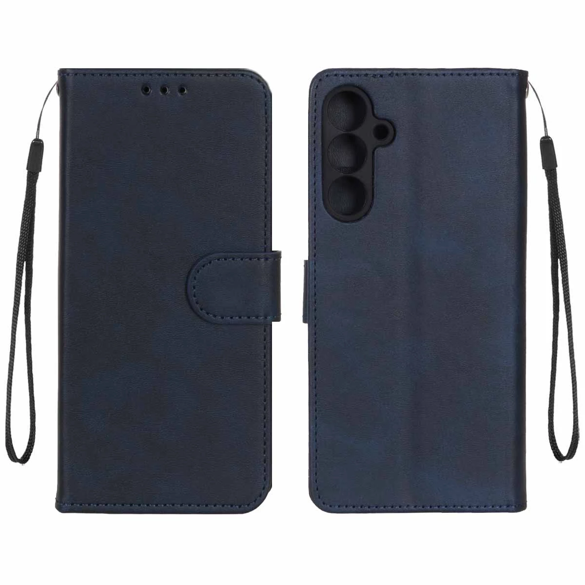 کیف کلاسوری گوشی سامسونگ Galaxy A16 مدل مگنتی جاکارتی محافظ لنزدار-قهوه ای