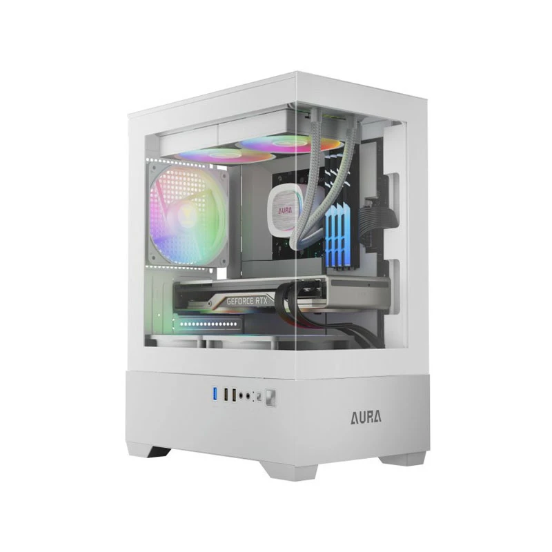 کیس کامپیوتر گیمینگ گیم دیاس مدل AURA GC9M-سفید کیس کامپیوتر گیمینگ گیم دیاس مدل AURA GC9M-سفید