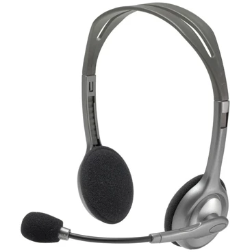 هدفون سیمی لاجیتک مدل H110 STEREO-خاکستری هدفون سیمی لاجیتک مدل H110 STEREO-خاکستری