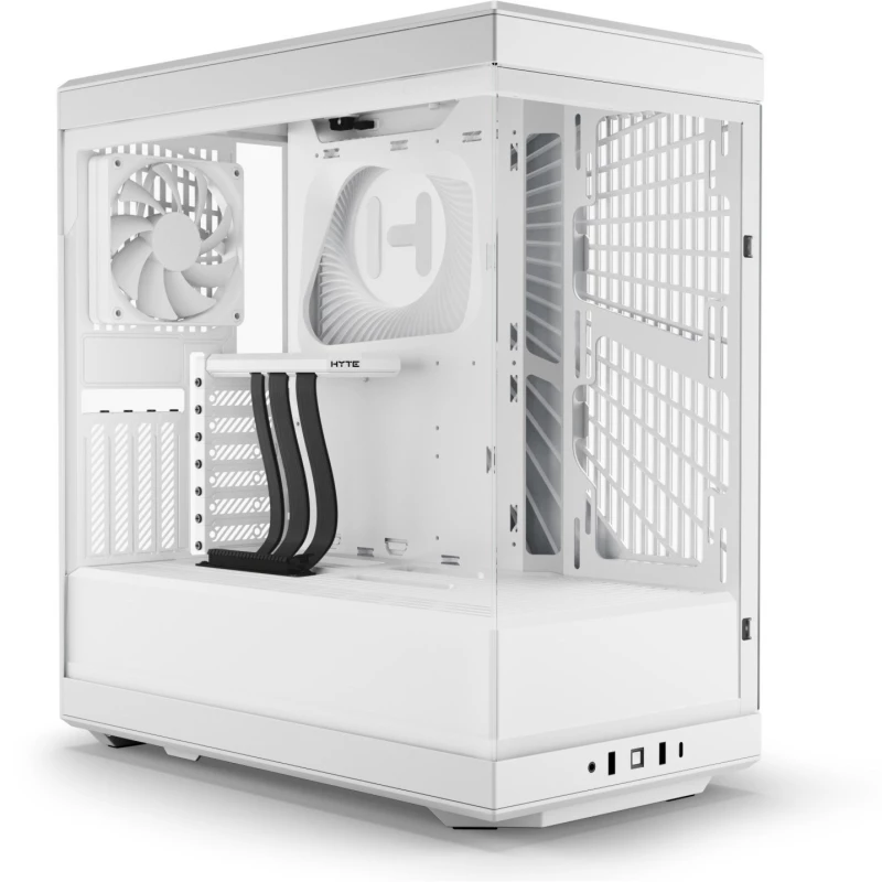 کیس کامپیوتر گیمینگ هایت مدل Y40 Snow White-سفید