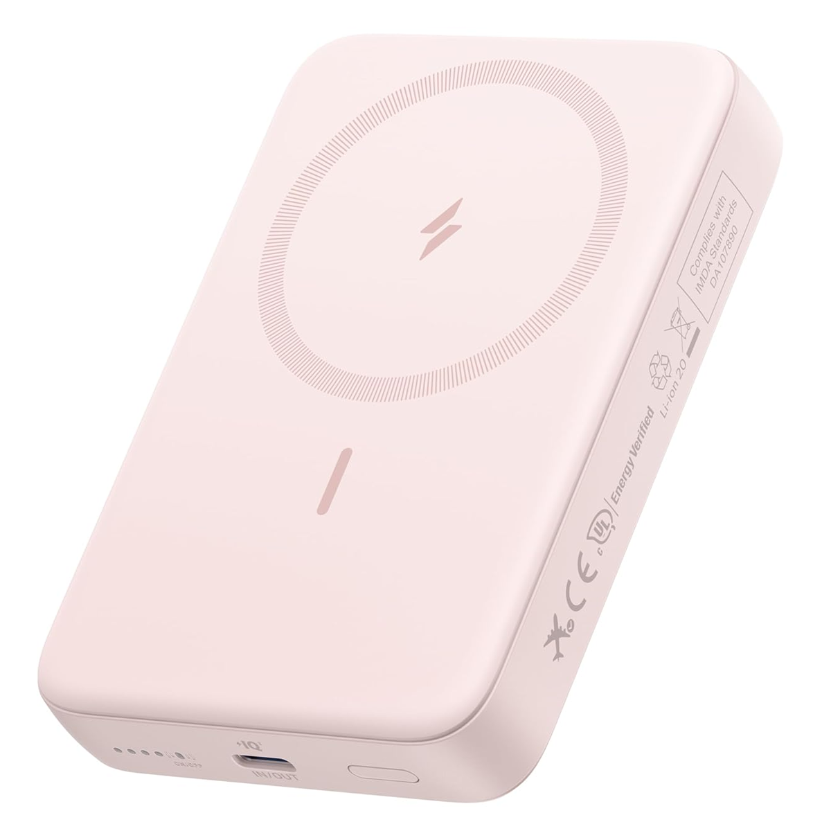 پاوربانک انکر مدل Zolo Magnetic A1684 ظرفیت 10000 میلی آمپر توان 30 وات