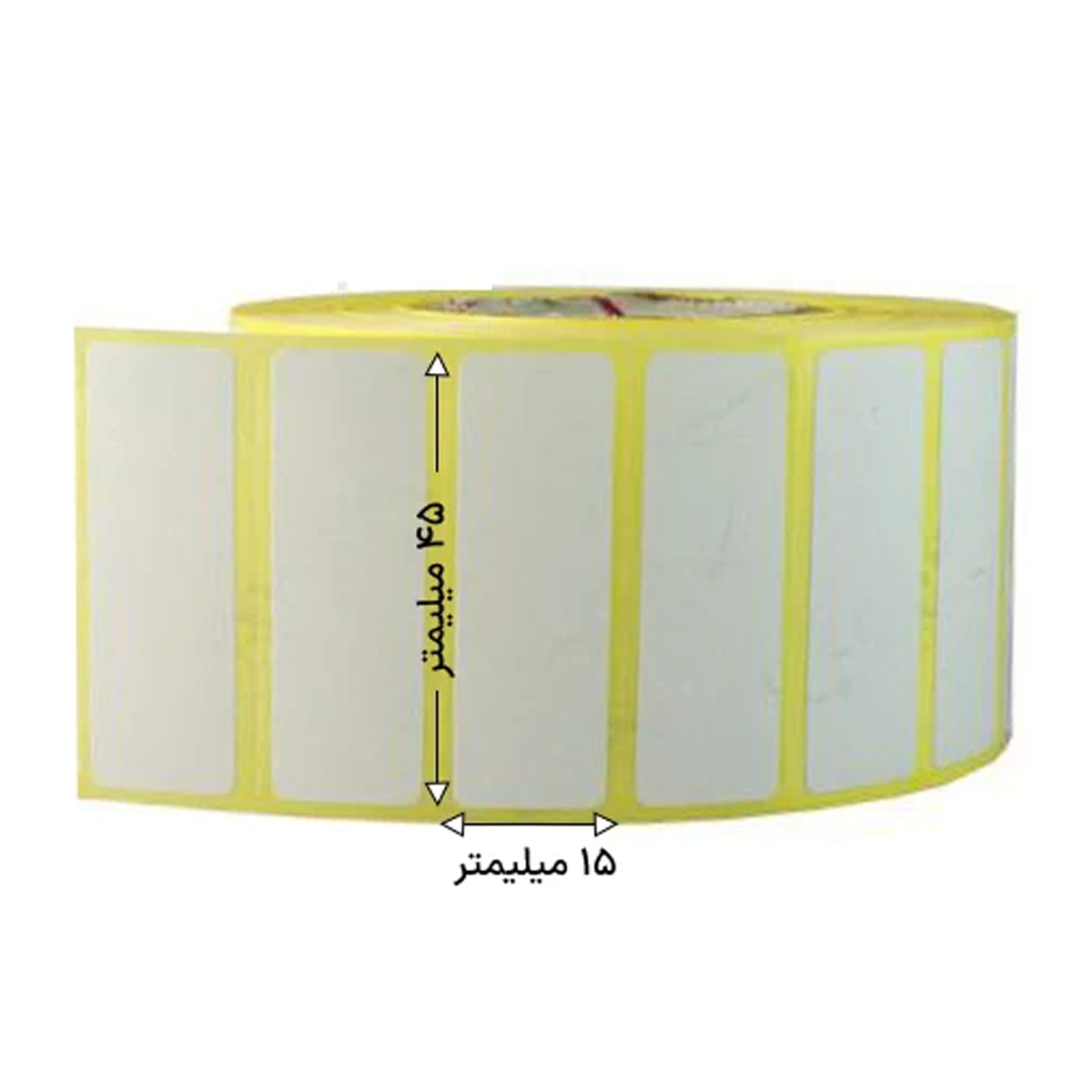 رول 2000 تایی لیبل حرارتی تک ردیفه 45x15