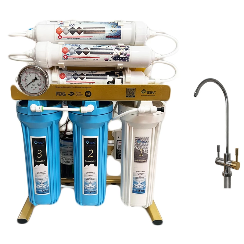 دستگاه تصفیه کننده آب اس اس وی مدل GoldenBlue 2W X1150 به همراه شیر تصفیه آب-سفید دستگاه تصفیه کننده آب اس اس وی مدل GoldenBlue 2W X1150 به همراه شیر تصفیه آب-سفید