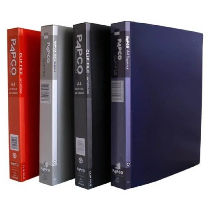 کلاسور پاپکو مدل 647 بسته 4 عددی-چند رنگ