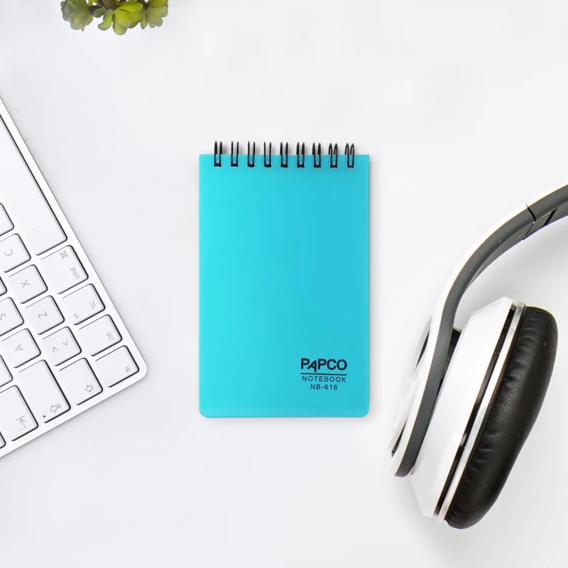 دفترچه یادداشت 100 برگ پاپکو مدل nb-616-چند رنگ