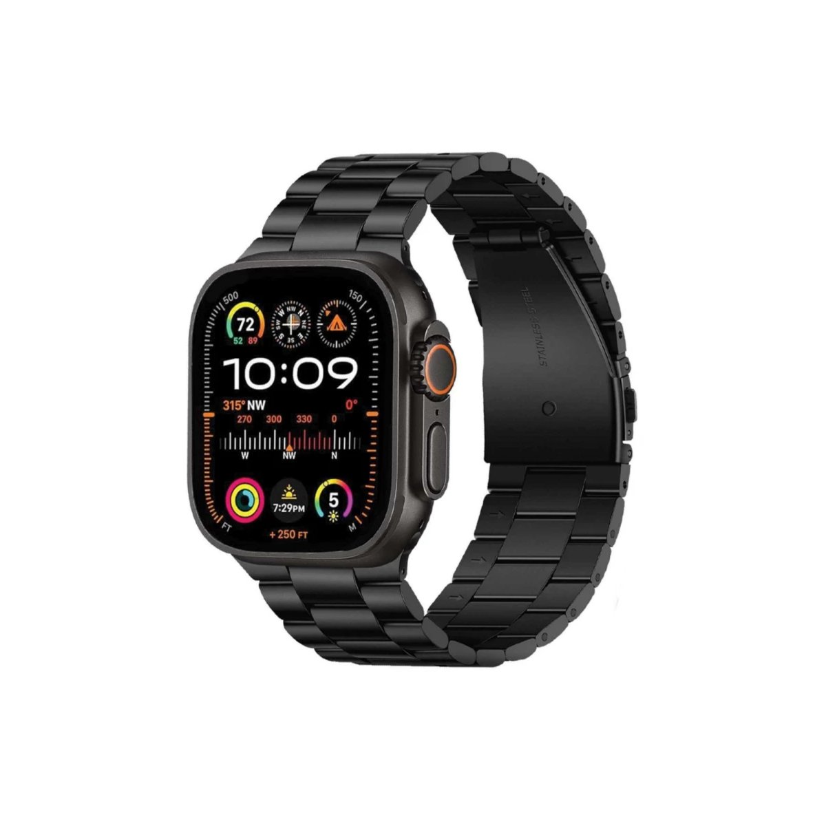 ساعت هوشمند ورنا مدل T49 Ultra با بند فلزی به همراه 2 بند اضافه و شارژر-بدنه نقره ای بند نقره ای ساعت هوشمند ورنا مدل T49 Ultra با بند فلزی به همراه 2 بند اضافه و شارژر-بدنه نقره ای بند نقره ای