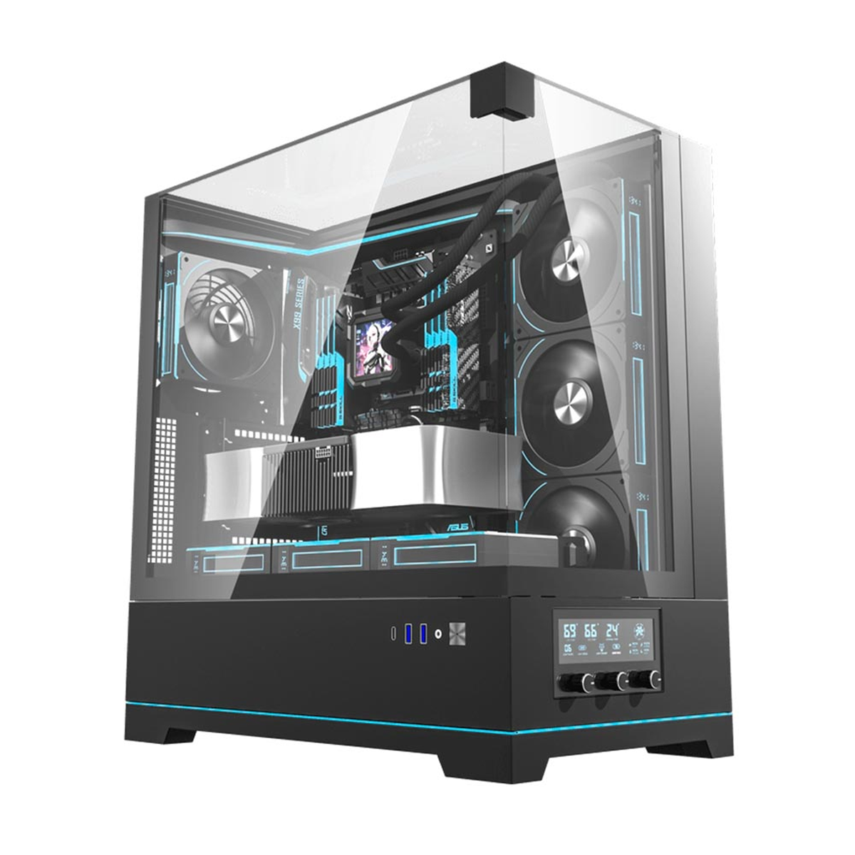کیس کامپیوتر دارک فلش مدل DY450 Pro ATX کیس کامپیوتر دارک فلش مدل DY450 Pro ATX