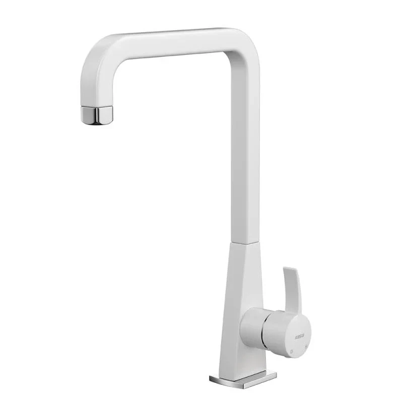 شیر آشپزخانه کسری مدل فیروزه کد 02-سفید کروم