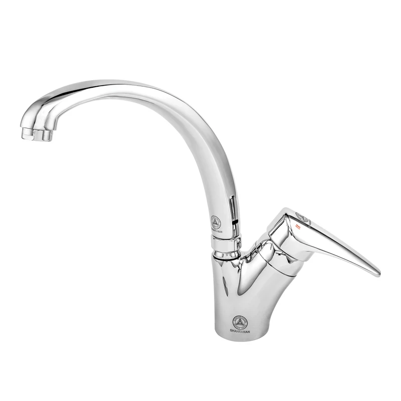 شیر آشپزخانه قهرمان مدل ایتالیایی کد T06-کروم شیر آشپزخانه قهرمان مدل ایتالیایی کد T06-کروم