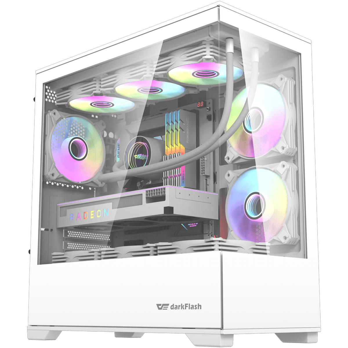 کیس کامپیوتر دارک فلش مدل DK415P M-ATX کیس کامپیوتر دارک فلش مدل DK415P M-ATX