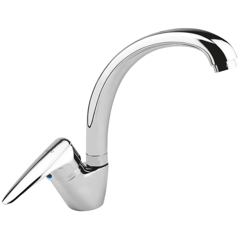 شیر آشپزخانه کسری مدل کارون کد 01-کروم شیر آشپزخانه کسری مدل کارون کد 01-کروم