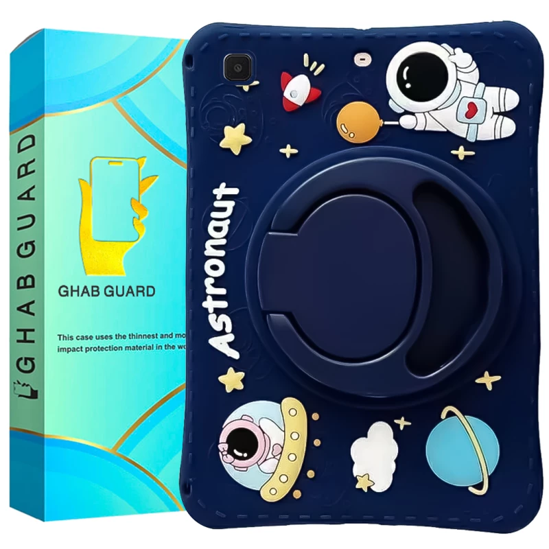 کاور تبلت سامسونگ Galaxy Tab T505 قاب گارد مدل FAZTAB به همراه بند آویز -سرمهای کاور تبلت سامسونگ Galaxy Tab T505 قاب گارد مدل FAZTAB به همراه بند آویز -سرمهای