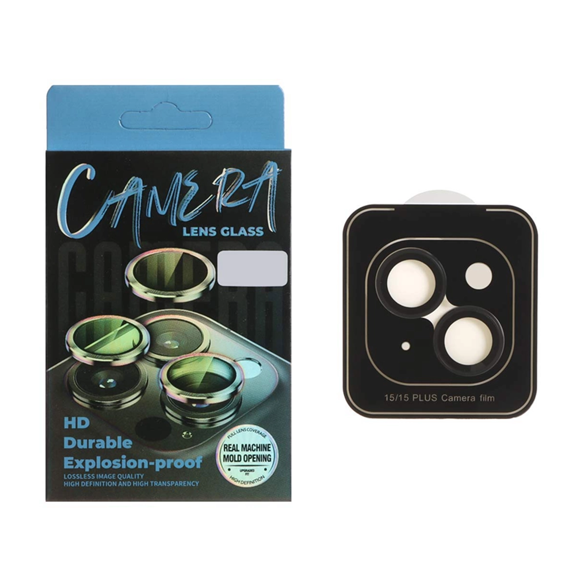 محافظ لنز دوربین گوشی اپل iphone 15 لنز گلس مدل رینگی اورجینال شابلون دار-مشکی محافظ لنز دوربین گوشی اپل iphone 15 لنز گلس مدل رینگی اورجینال شابلون دار-مشکی